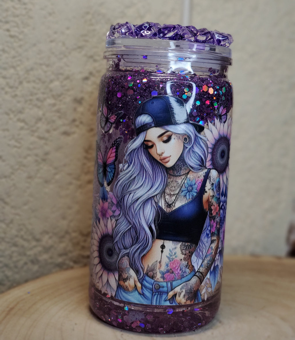 Femme tatouée 💜